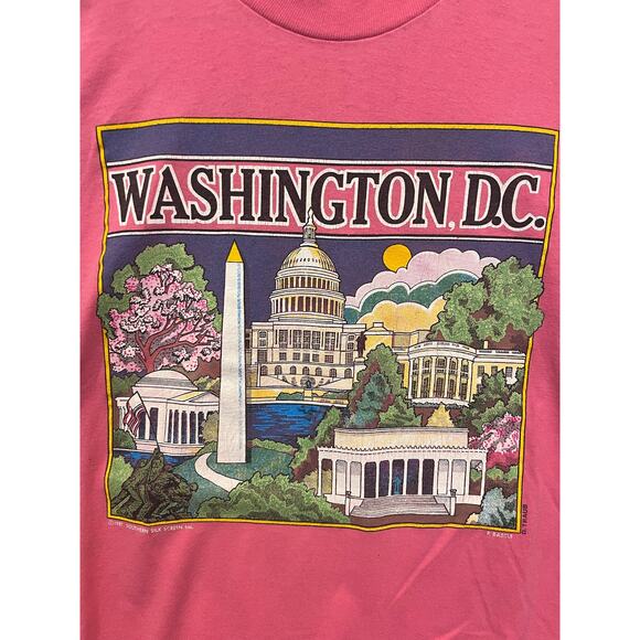 Vintage Washington D.C. Graphic Tee - Picture 3 of 3